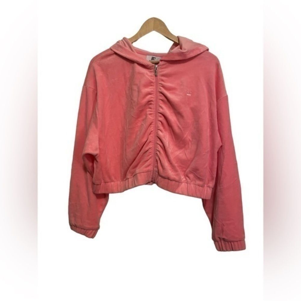 JUICY COUTURE zip up jacket 1X pink